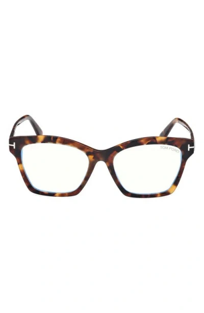 Tom Ford 53mm Square Blue Light Blocking Optical Glasses