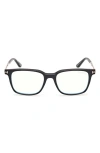 Tom Ford Ft6124-b Bold Square Eyeglasses In Black