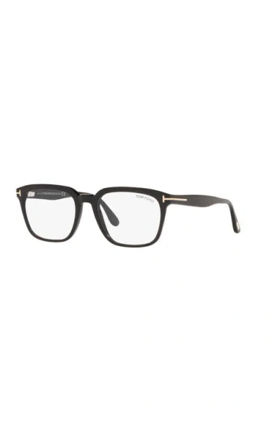 Tom Ford 53mm Square Optical Glasses In Black