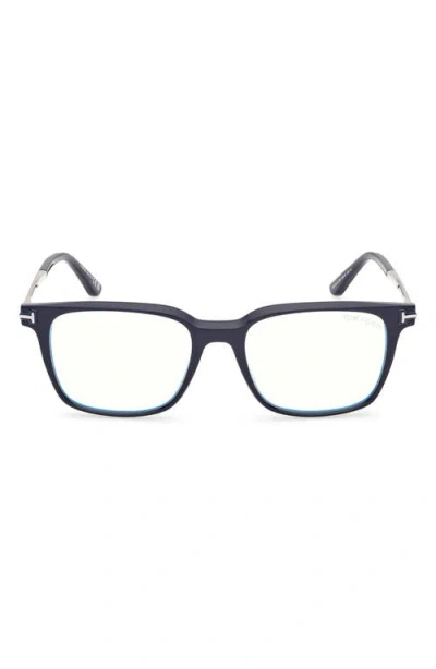 TOM FORD TOM FORD 53MM SQUARE OPTICAL GLASSES