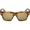Tom Ford 53mm Square Sunglasses