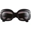Tom Ford 53mm Square Sunglasses In Black