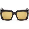 Tom Ford 53mm Square Sunglasses In Black