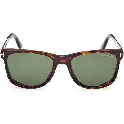 Tom Ford Men's Sinatra Acetate Square Sunglasses In Havana