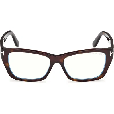 Tom Ford 54mm Butterfly Optical Glasses In Pattern