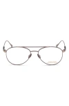 Tom Ford 54mm Pilot Optical Glasses In Black