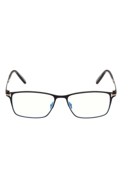 Tom Ford 54mm Rectangular Blue Light Blocking Glasses