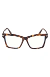 Tom Ford Logo Flat Mirror In Vintage Havana Eco/t Logo