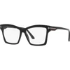 Tom Ford 54mm Square Optical Glasses In Black