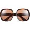 Tom Ford 54mm Square Sunglasses In Multi