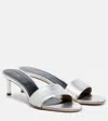 Tom Ford Lizard-effect Metallic Leather Mules In Multi