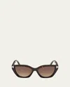 Tom Ford 55mm Butterfly Sunglasses In Brown