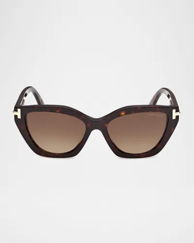 TOM FORD 55MM CAT-EYE SUNGLASSES