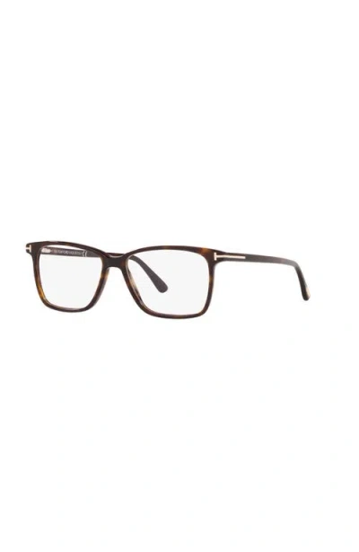 Tom Ford 55mm Irregular Optical Glasses In Multi