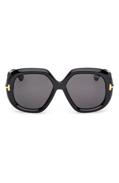 Tom Ford 56mm Geometric Sunglasses