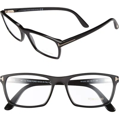Tom Ford 56mm Optical Glasses In Animal Print