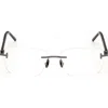 Tom Ford 56mm Rectangular Optical Glasses In Gunmetal Brown/striped Green