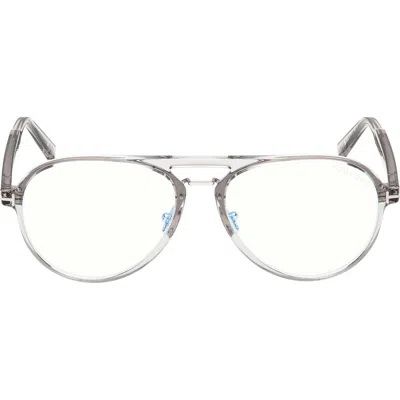 Tom Ford 57mm Pilot Blue Light Blocking Optical Glasses