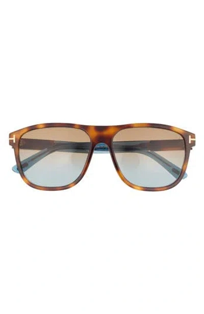 Tom Ford 58mm Square Sunglasses