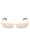 Tom Ford 59mm Mirror Rectangular Sunglasses In Neutral