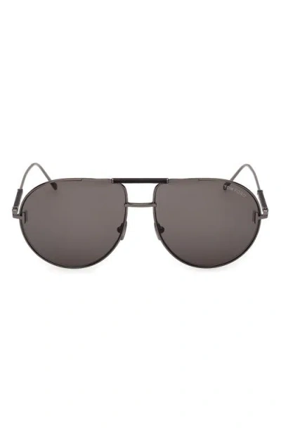 Tom Ford 62mm Lou Pilot Sunglasses