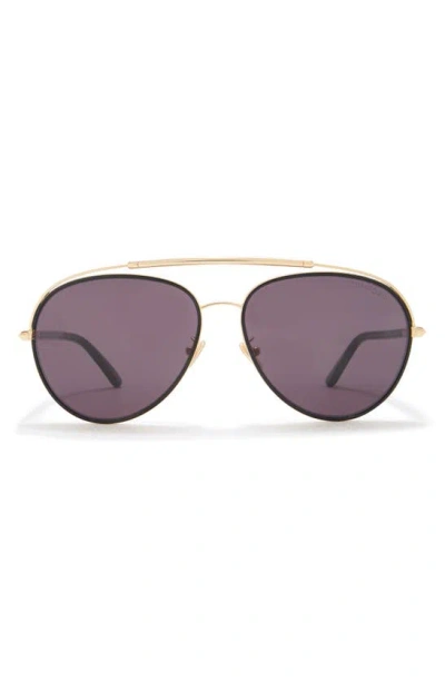 Tom Ford 62mm Pilot Sunglasses In Pink