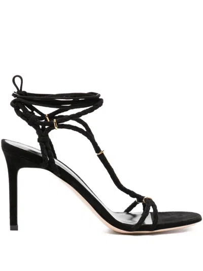 Tom Ford 70mm Suede Sandals In Black