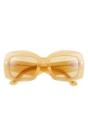 Tom Ford 83mm Square Sunglasses In Brown