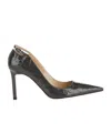 Tom Ford 85mm Angelina Croc-embossed Leather Pumps In Black