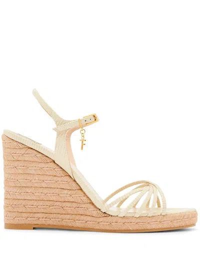 Tom Ford 85mm Cabana Espadrilles In Neutrals