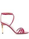 Tom Ford 85mm Ida Sandals In Red