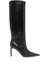 Tom Ford Julianne 85 Leather Knee-high Boots In Black