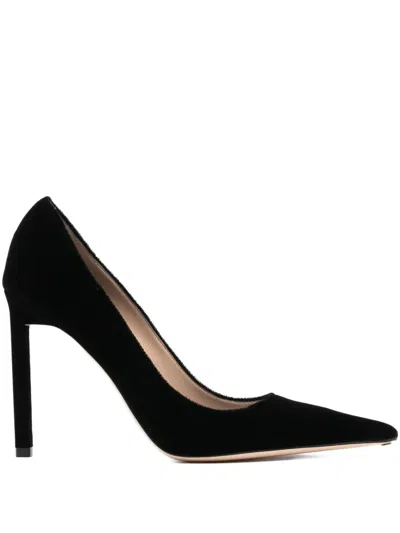 Tom Ford 85mm Suede Pumps In Black