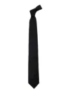 Tom Ford Black Tie With Rear Tie Closure In Silk Man In Black