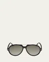 Tom Ford Aalto Acetate Round Sunglasses