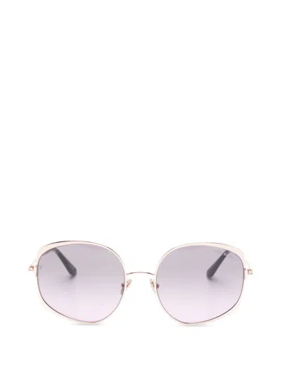 Tom Ford Abbey 02 Sunglasses In Neutral