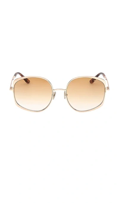 Tom Ford Abbey Sunglasses In Gold