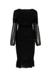Tom Ford Semi-sheer Midi Dress In Lb999
