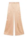 Tom Ford Satin Cargo Pants In Pink