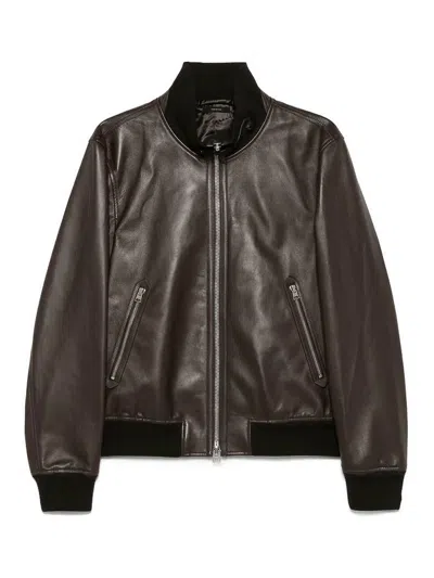 TOM FORD LEATHER OUTERWEAR