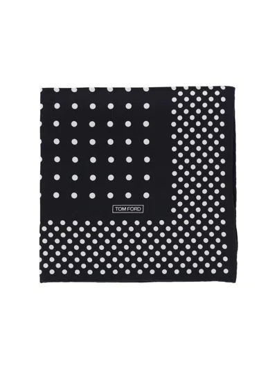 Tom Ford Scarves With Polka Dot Pattern
