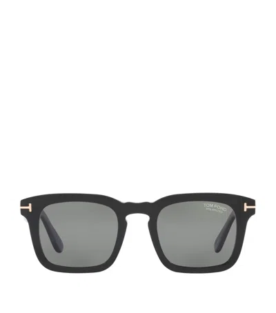 Tom Ford Acetate Dax Sunglasses In Black