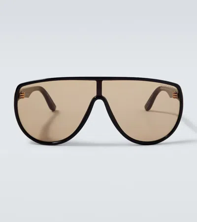Tom Ford Achilles Aviator Sunglasses In Black