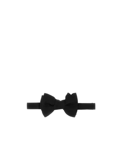 Tom Ford Adjustable Bow Tie In Black