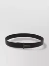 Tom Ford Adjustable Textured Metal Rectangular Buckle Belts