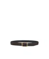 Tom Ford Adjustable Length Gold-tone Buckle Suede Finish In Brown