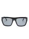 Tom Ford Alberto Square-frame Sunglasses In Black