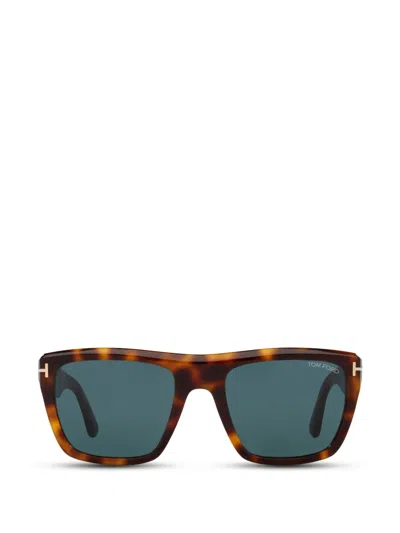 Tom Ford Alberto Tortoiseshell Sunglasses In Brown