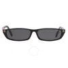 Tom Ford Alejandro Smoke Rectangular Unisex Sunglasses Ft1058 01a 59 In Black