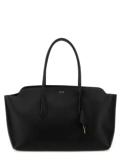 Tom Ford Alexander Grande Tote Bag In Black